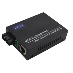 مدیاکانورتر 1 پورت 10/1000Mbps  ( مدل: ITP-MC-1GE-SC-40KM )