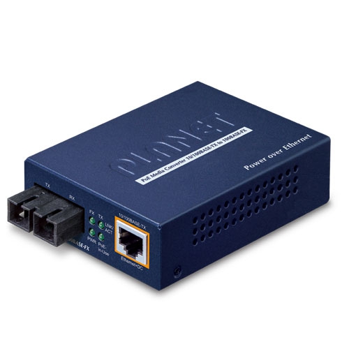 مدیا کانورتر PoE PLANET FTP-802 و FTP-802S15