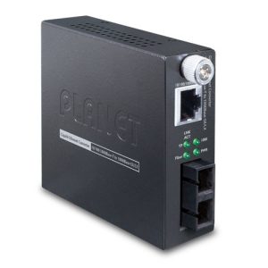 مدیا کانورتر هوشمند 10/100/1000BASE-T به 1000BASE-X PLANET GST-80x