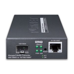 مدیا کانورتر مدیریتی 10/100/1000BASE-T به 100/1000BASE-X SFP PLANET GT-915A