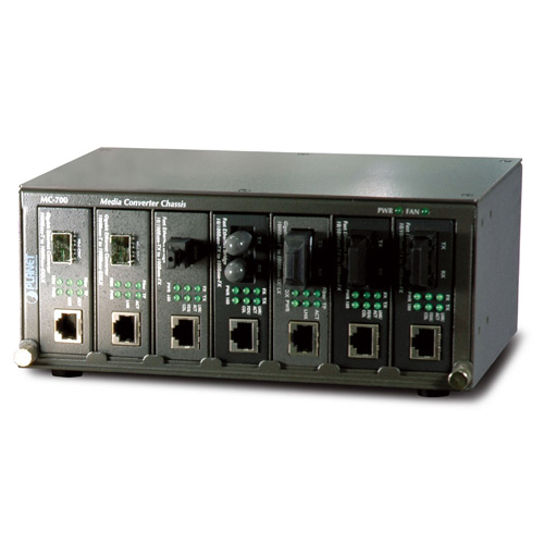 مدیا کانورتر 7 اسلات PLANET MC-700