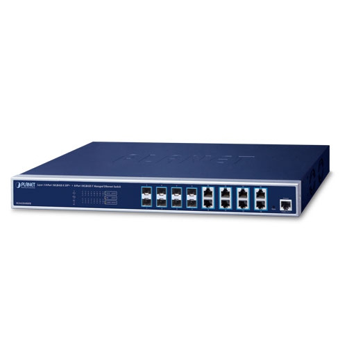 سوئیچ شبکه مدیریتی لایه 3 PLANET XGS-6320-8X8TR