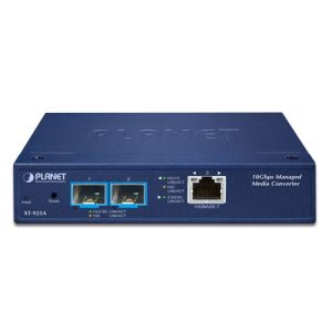 مدیا کانورتر مدیریتی 10G PLANET XT-925A با 1 پورت RJ45 و 2 پورت SFP+